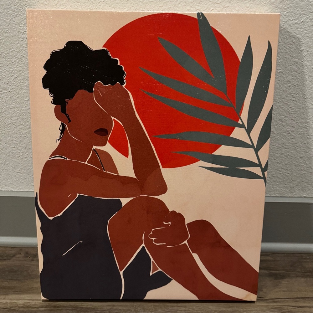Black Art Canvas Painting